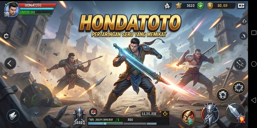 Skrinsut HONDATOTO menunjukkan aksi pertarungan yang intens.
