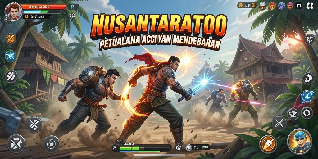 Tampilan seru dari gameplay NUSANTARATOTO dengan aksi mendebarkan.