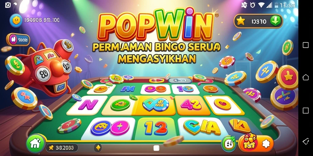 Tampilan utama gameplay Bingo yang seru dan interaktif.