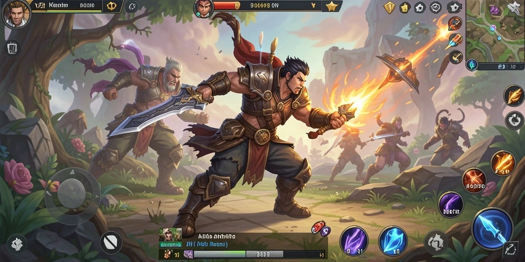 Gameplay V21 yang seru dan menantang dalam dunia ARPG.